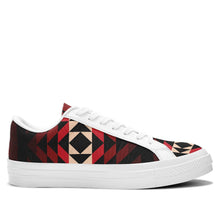 Load image into Gallery viewer, Black Rose Aapisi Low Top Canvas Shoes White Sole aapisi Herman 
