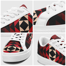 Load image into Gallery viewer, Black Rose Aapisi Low Top Canvas Shoes White Sole aapisi Herman 
