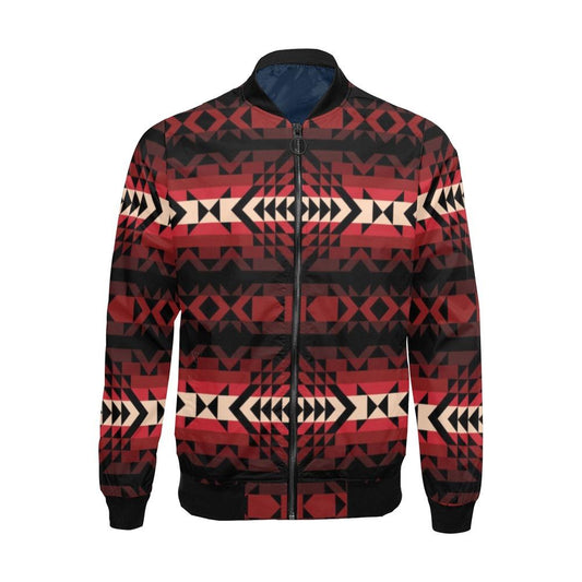 Black Rose All Over Print Bomber Jacket for Men (Model H19) All Over Print Bomber Jacket for Men (H19) e-joyer 