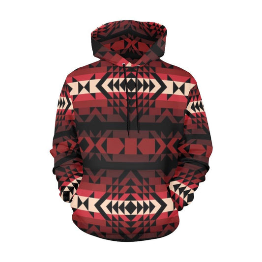 Black Rose All Over Print Hoodie for Men (USA Size) (Model H13) All Over Print Hoodie for Men (H13) e-joyer 