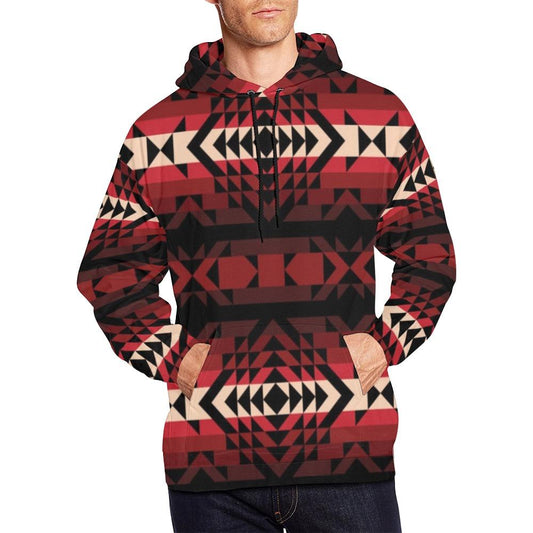 Black Rose All Over Print Hoodie for Men (USA Size) (Model H13) All Over Print Hoodie for Men (H13) e-joyer 