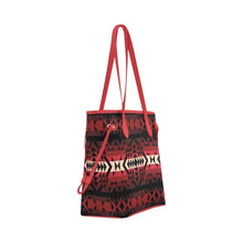 Load image into Gallery viewer, Black Rose Clover Canvas Tote Bag (Model 1661) Clover Canvas Tote Bag (1661) e-joyer 
