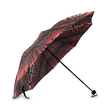 Load image into Gallery viewer, Black Rose Foldable Umbrella (Model U01) Foldable Umbrella e-joyer 
