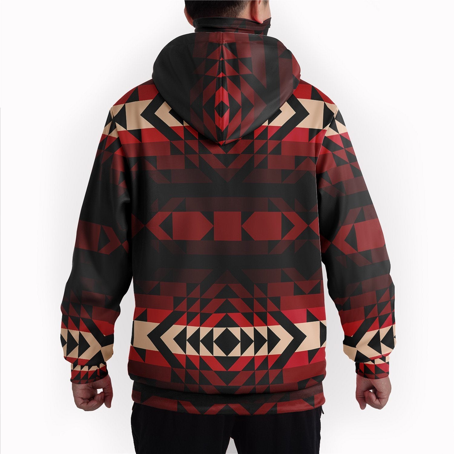 Black Rose Hoodie with Face Cover 49 Dzine 