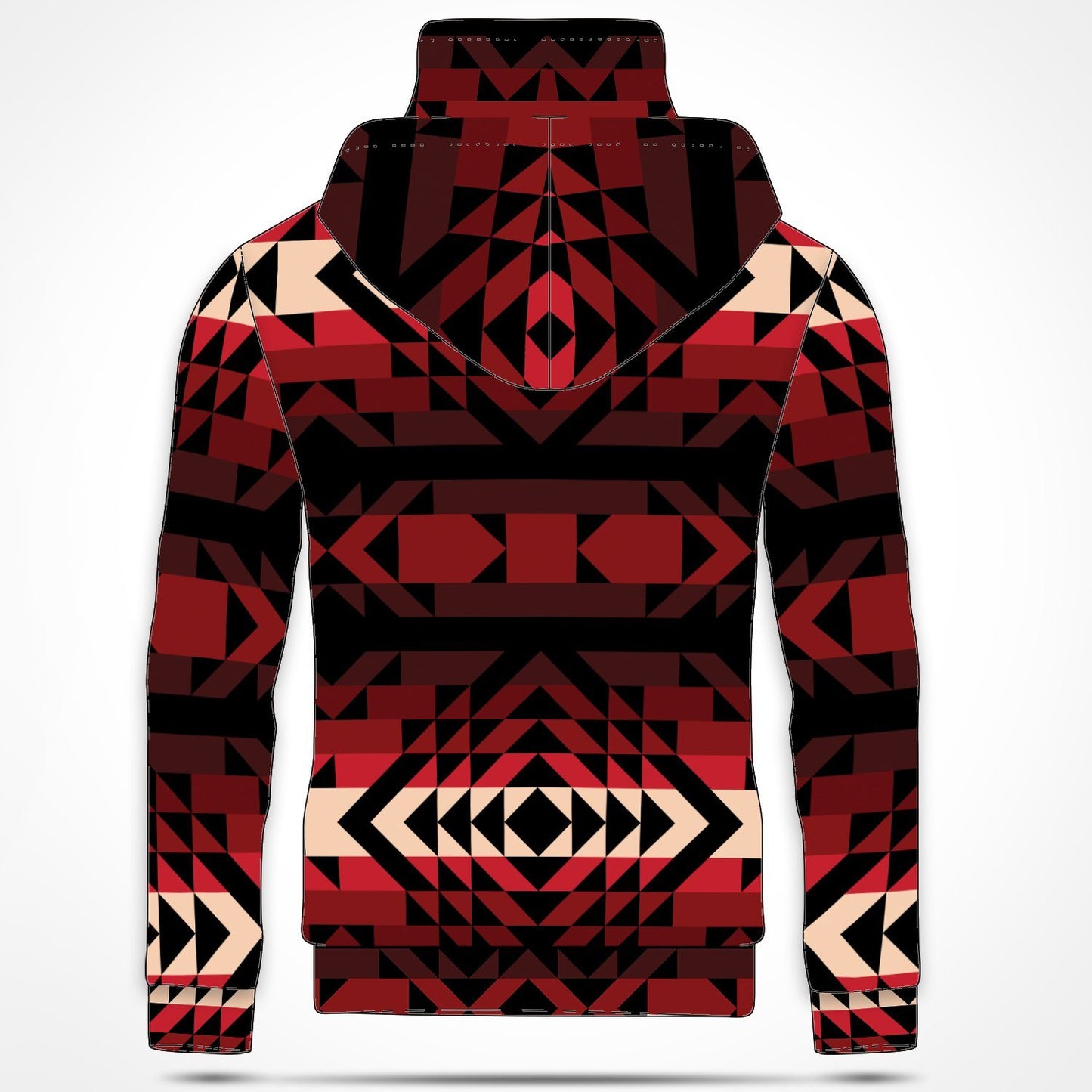 Black Rose Hoodie with Face Cover 49 Dzine 