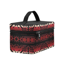 Load image into Gallery viewer, Black Rose Large Cosmetic Bag/Large (Model 1658) Cosmetic Bag e-joyer 
