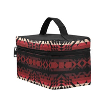 Load image into Gallery viewer, Black Rose Large Cosmetic Bag/Large (Model 1658) Cosmetic Bag e-joyer 
