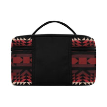 Load image into Gallery viewer, Black Rose Large Cosmetic Bag/Large (Model 1658) Cosmetic Bag e-joyer 
