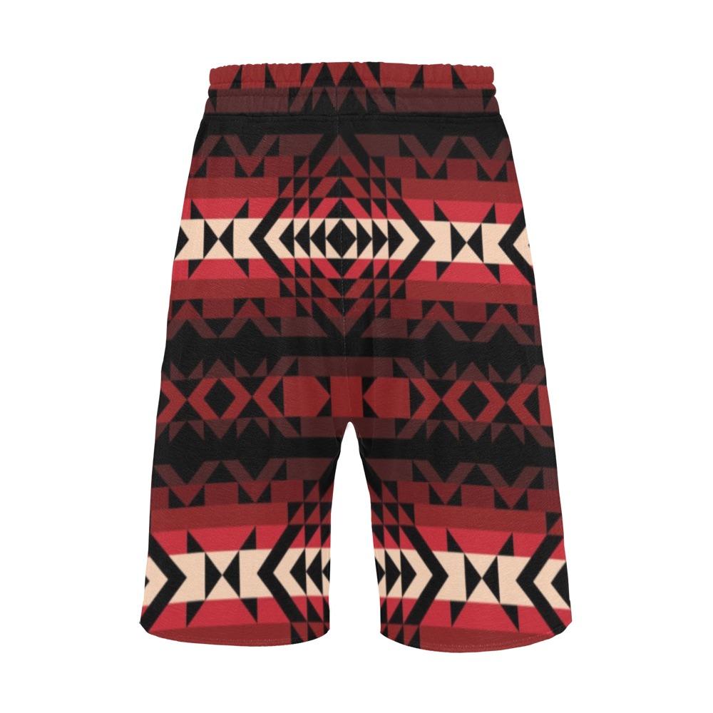 Black Rose Men's All Over Print Casual Shorts (Model L23) short e-joyer 