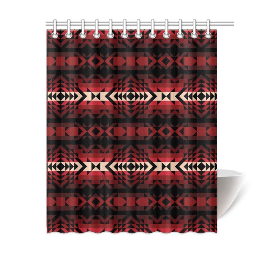 Black Rose Shower Curtain 60