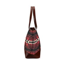 Load image into Gallery viewer, Black Rose Tote Handbag (Model 1642) handbag e-joyer 
