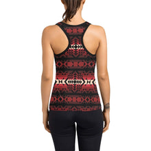 Load image into Gallery viewer, Black Rose Women&#39;s Racerback Tank Top (Model T60) Racerback Tank Top (T60) e-joyer 
