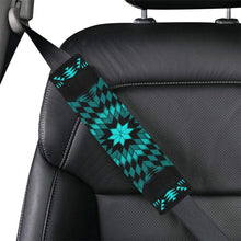 Load image into Gallery viewer, Black Sky Star Car Seat Belt Cover 7&#39;&#39;x12.6&#39;&#39; Car Seat Belt Cover 7&#39;&#39;x12.6&#39;&#39; e-joyer 
