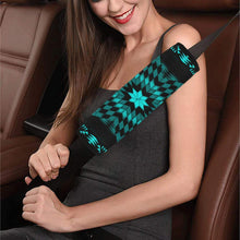 Load image into Gallery viewer, Black Sky Star Car Seat Belt Cover 7&#39;&#39;x12.6&#39;&#39; Car Seat Belt Cover 7&#39;&#39;x12.6&#39;&#39; e-joyer 
