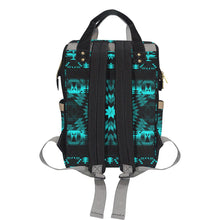 Load image into Gallery viewer, Black Sky Star Multi-Function Diaper Backpack (Model 1688) Diaper Backpack (1688) e-joyer 
