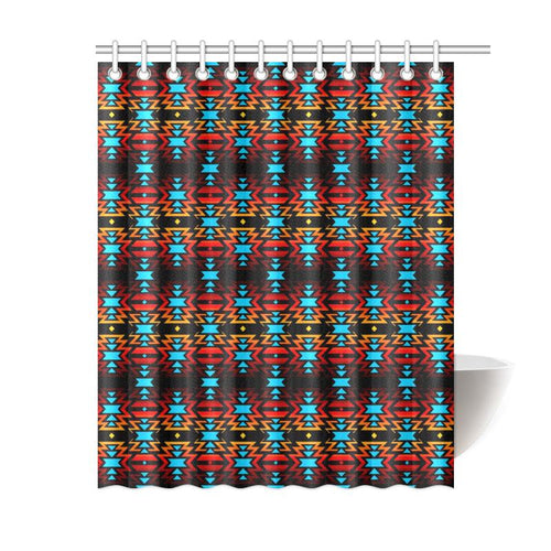 BlackFire7 Shower Curtain 60