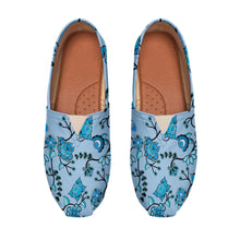 Load image into Gallery viewer, Blue Floral Amour Casual Unisex Slip On Shoe Herman 
