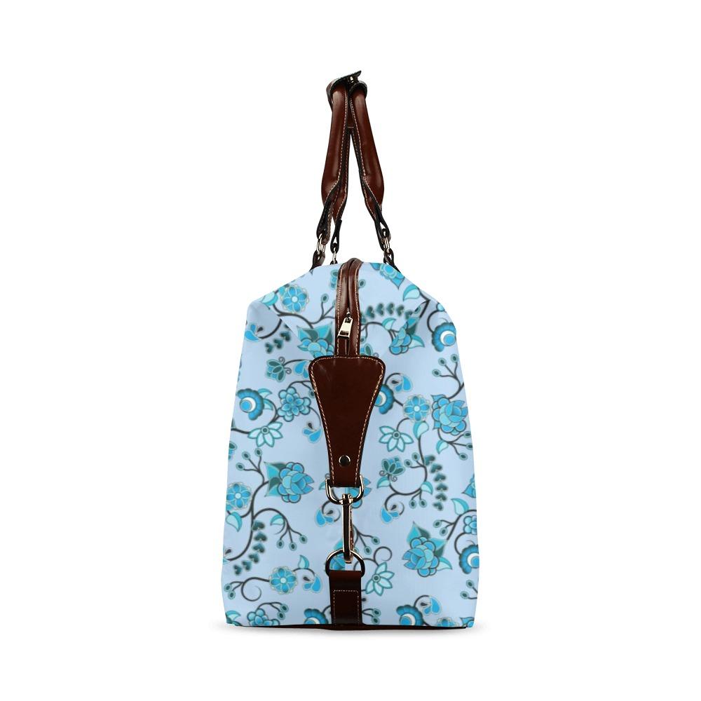 Blue Floral Amour Classic Travel Bag (Model 1643) Remake Classic Travel Bags (1643) e-joyer 