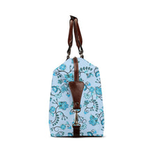 Load image into Gallery viewer, Blue Floral Amour Classic Travel Bag (Model 1643) Remake Classic Travel Bags (1643) e-joyer 
