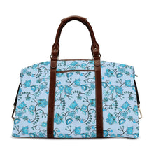 Load image into Gallery viewer, Blue Floral Amour Classic Travel Bag (Model 1643) Remake Classic Travel Bags (1643) e-joyer 
