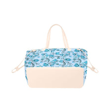 Load image into Gallery viewer, Blue Floral Amour Clover Canvas Tote Bag (Model 1661) Clover Canvas Tote Bag (1661) e-joyer 
