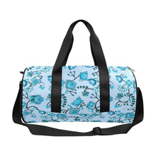 Load image into Gallery viewer, Blue Floral Amour Duffle Bag (Model 1679) Duffle Bag (1679) e-joyer 
