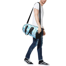 Load image into Gallery viewer, Blue Floral Amour Duffle Bag (Model 1679) Duffle Bag (1679) e-joyer 
