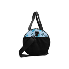 Load image into Gallery viewer, Blue Floral Amour Duffle Bag (Model 1679) Duffle Bag (1679) e-joyer 
