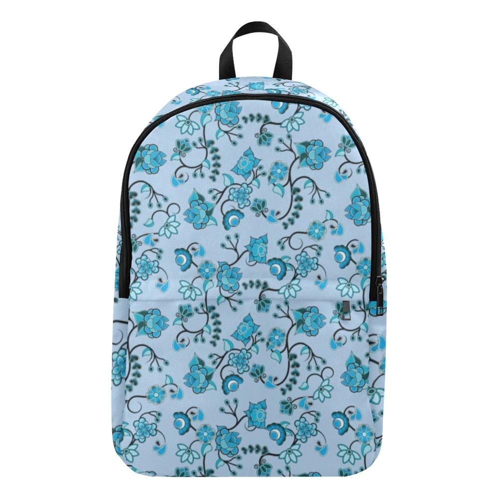 Blue Floral Amour Fabric Backpack for Adult (Model 1659) Casual Backpack for Adult (1659) e-joyer 