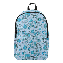 Load image into Gallery viewer, Blue Floral Amour Fabric Backpack for Adult (Model 1659) Casual Backpack for Adult (1659) e-joyer 
