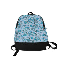 Load image into Gallery viewer, Blue Floral Amour Fabric Backpack for Adult (Model 1659) Casual Backpack for Adult (1659) e-joyer 
