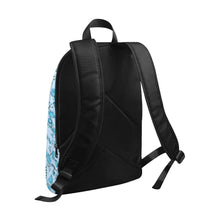 Load image into Gallery viewer, Blue Floral Amour Fabric Backpack for Adult (Model 1659) Casual Backpack for Adult (1659) e-joyer 
