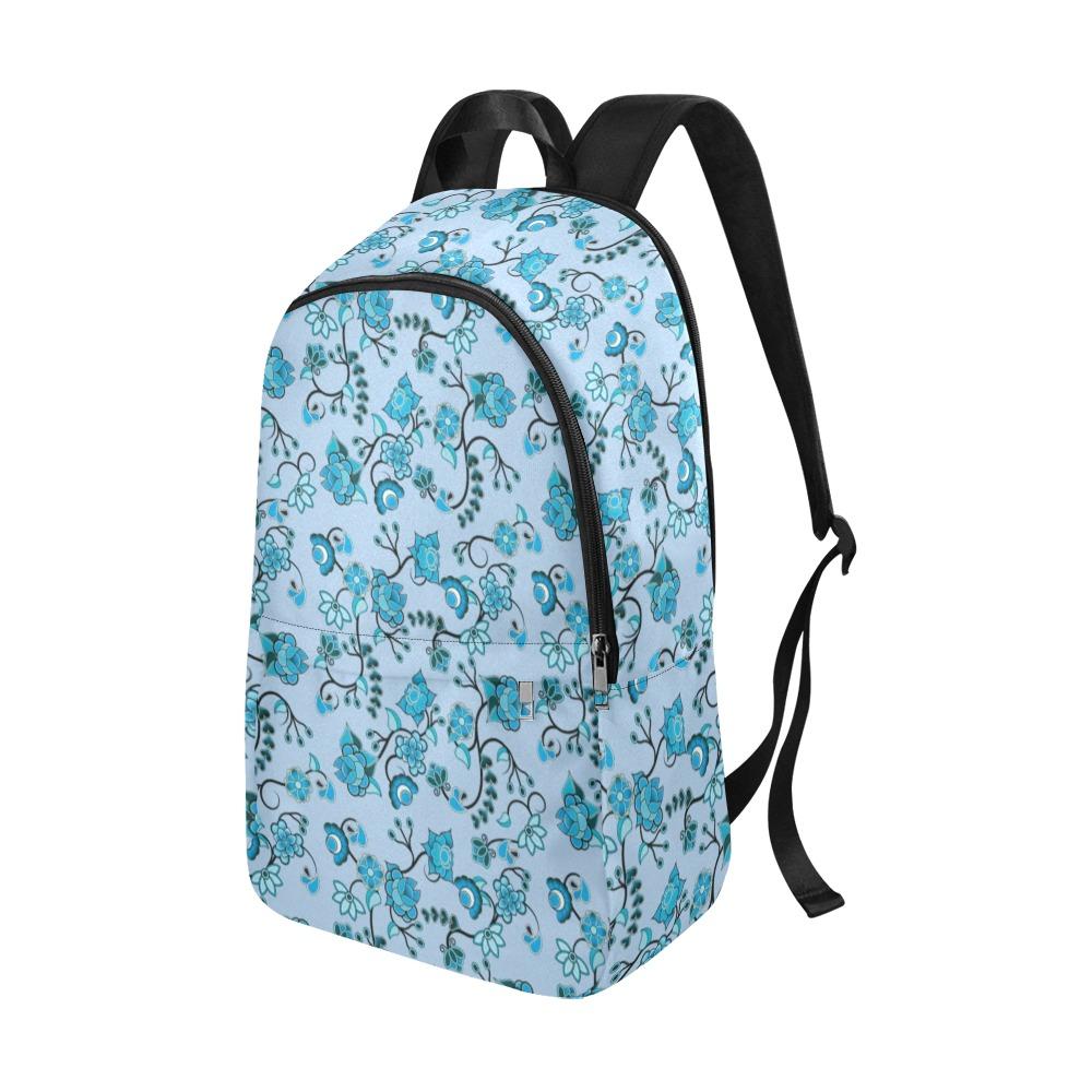 Blue Floral Amour Fabric Backpack for Adult (Model 1659) Casual Backpack for Adult (1659) e-joyer 