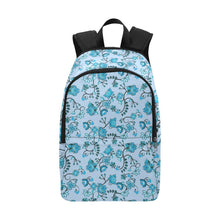 Load image into Gallery viewer, Blue Floral Amour Fabric Backpack for Adult (Model 1659) Casual Backpack for Adult (1659) e-joyer 
