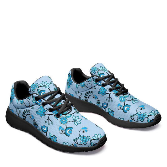 Blue Floral Amour Ikkaayi Sport Sneakers ikkaayi Herman 