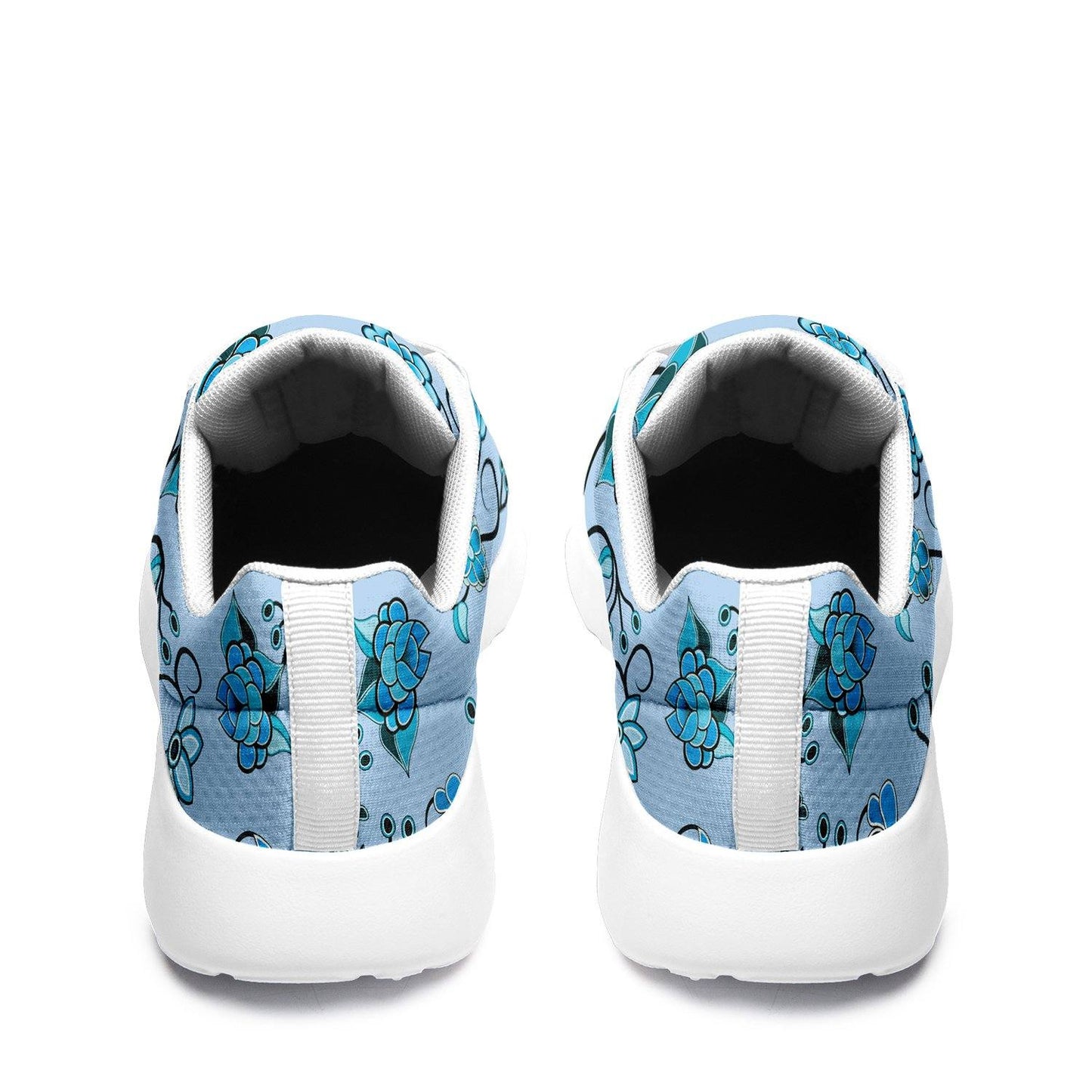 Blue Floral Amour Ikkaayi Sport Sneakers ikkaayi Herman 