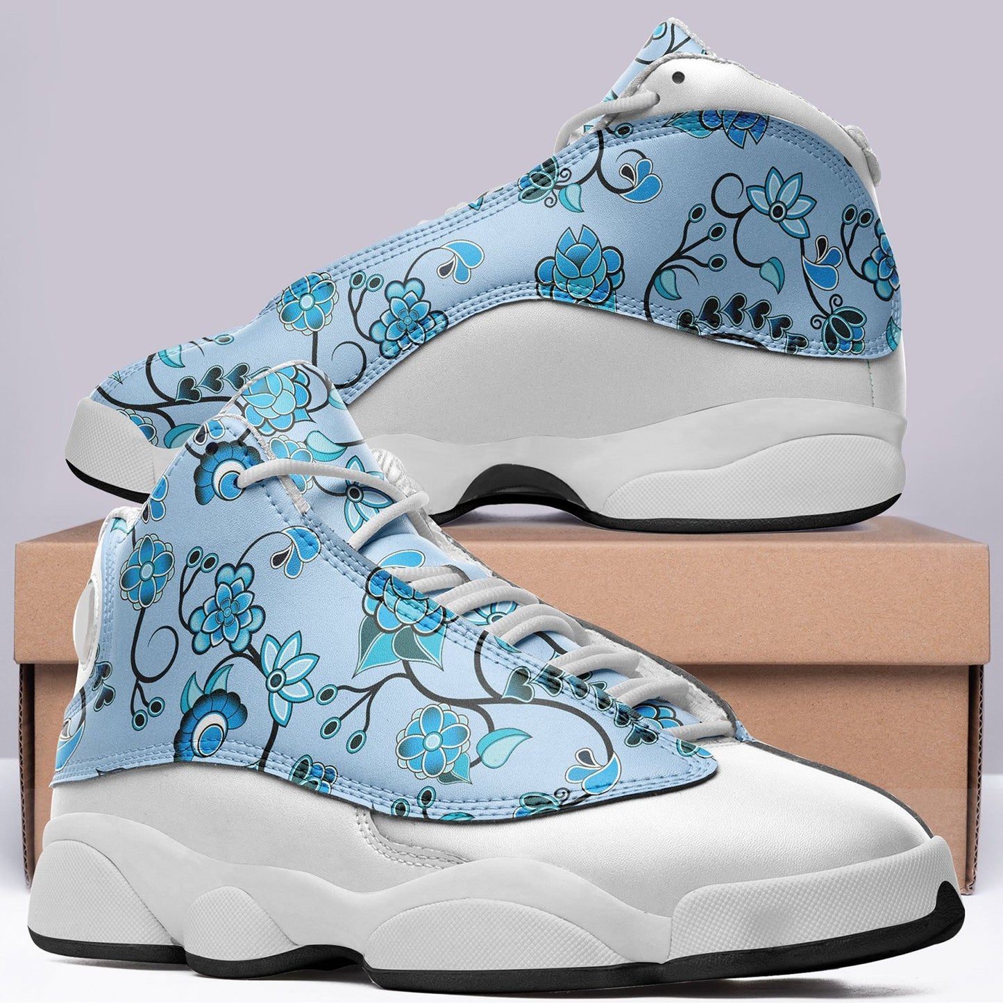 Blue Floral Amour Isstsokini Athletic Shoes Herman 