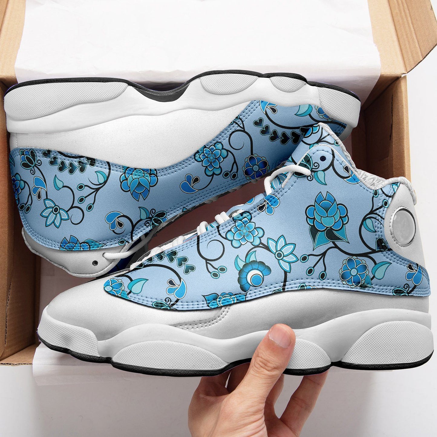 Blue Floral Amour Isstsokini Athletic Shoes Herman 