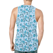 Load image into Gallery viewer, Blue Floral Amour New All Over Print Tank Top for Men (Model T46) New All Over Print Tank Top for Men (T46) e-joyer 
