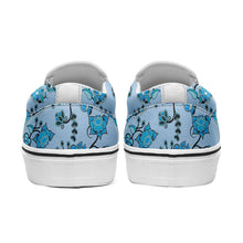 Load image into Gallery viewer, Blue Floral Amour Otoyimm Canvas Slip On Shoes otoyimm Herman 
