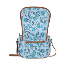 Load image into Gallery viewer, Blue Floral Amour Saddle Bag/Large (Model 1649) bag e-joyer 
