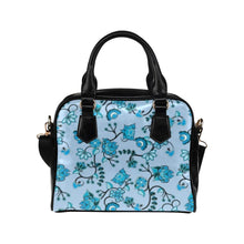 Load image into Gallery viewer, Blue Floral Amour Shoulder Handbag (Model 1634) Shoulder Handbags (1634) e-joyer 
