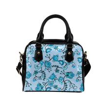 Load image into Gallery viewer, Blue Floral Amour Shoulder Handbag (Model 1634) Shoulder Handbags (1634) e-joyer 
