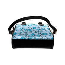 Load image into Gallery viewer, Blue Floral Amour Shoulder Handbag (Model 1634) Shoulder Handbags (1634) e-joyer 
