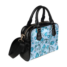 Load image into Gallery viewer, Blue Floral Amour Shoulder Handbag (Model 1634) Shoulder Handbags (1634) e-joyer 
