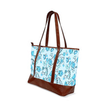 Load image into Gallery viewer, Blue Floral Amour Tote Handbag (Model 1642) Tote Handbags (1642) e-joyer 
