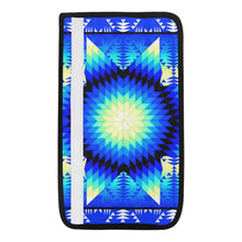 Load image into Gallery viewer, Blue Ridge Star Quilt Car Seat Belt Cover 7&#39;&#39;x12.6&#39;&#39; Car Seat Belt Cover 7&#39;&#39;x12.6&#39;&#39; e-joyer 
