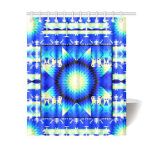 Load image into Gallery viewer, Blue Ridge Star Shower Curtain 60&quot;x72&quot; Shower Curtain 60&quot;x72&quot; e-joyer 
