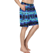 Load image into Gallery viewer, Blue Star Men&#39;s All Over Print Casual Shorts (Model L23) short e-joyer 
