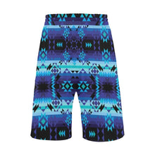 Load image into Gallery viewer, Blue Star Men&#39;s All Over Print Casual Shorts (Model L23) short e-joyer 
